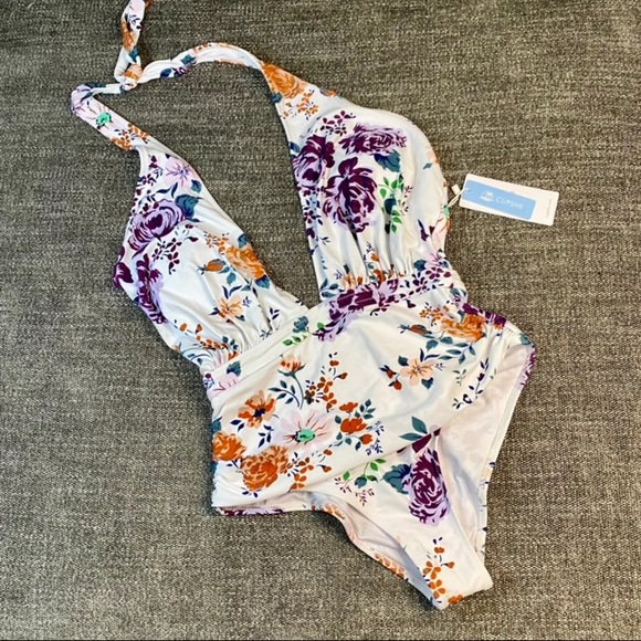 Cupshe Other - NWT Cupshe Floral One Piece Swimsuit Size Medium